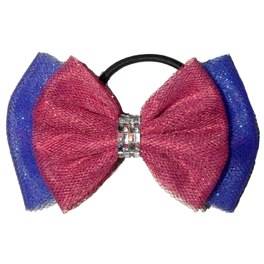 Blue Twist Bow