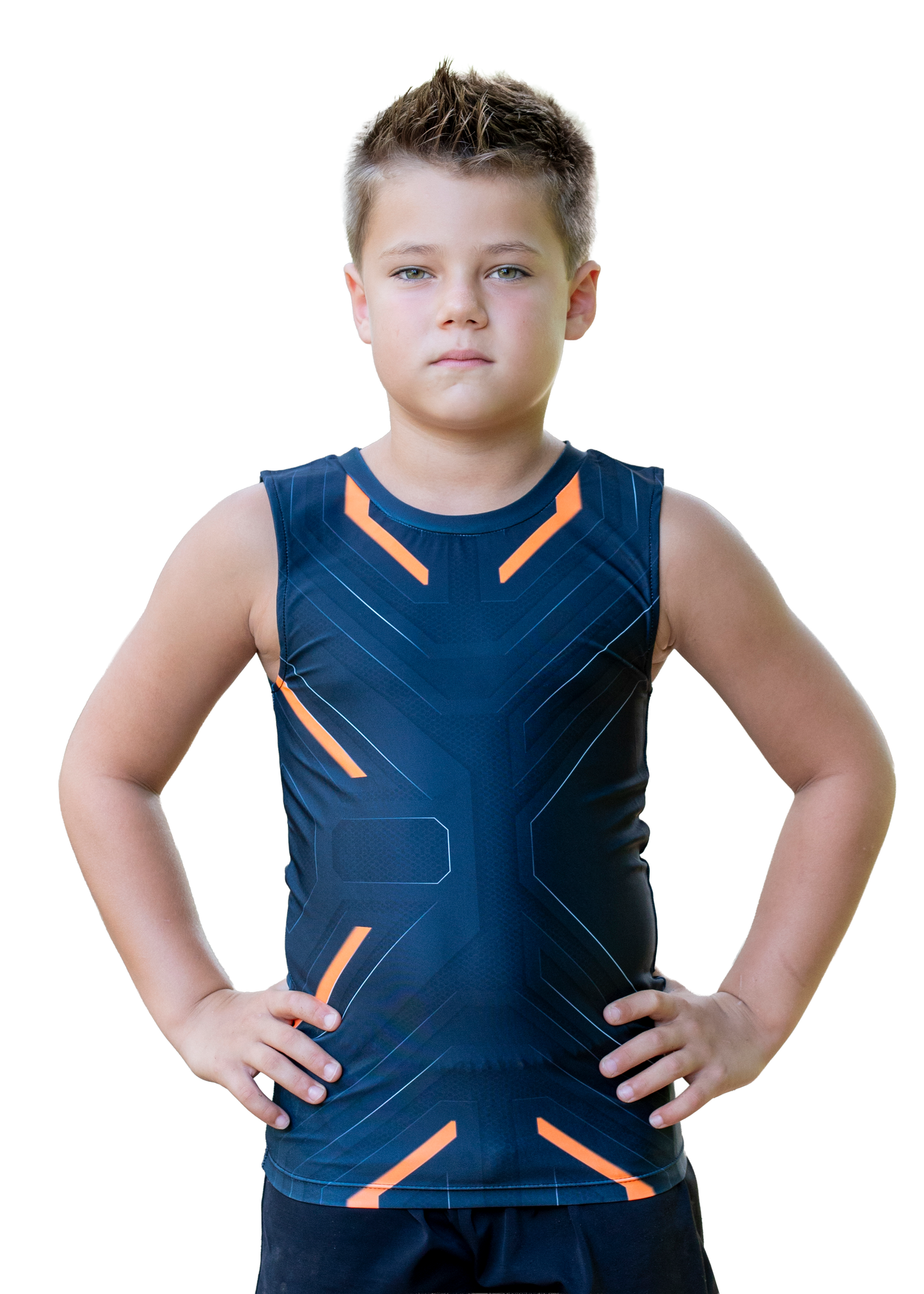 Cyber Orange Compression Tank