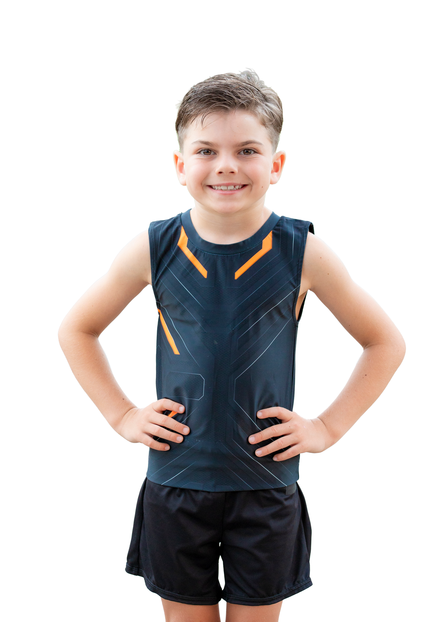 Cyber Orange Compression Tank