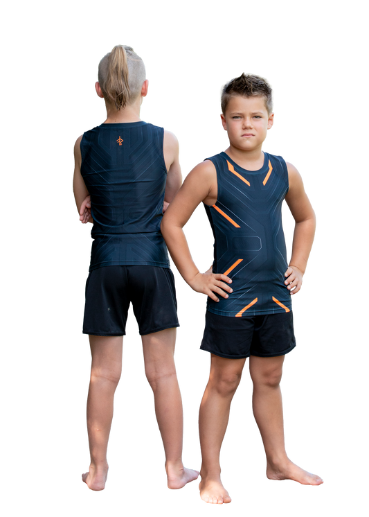 Cyber Orange Compression Tank
